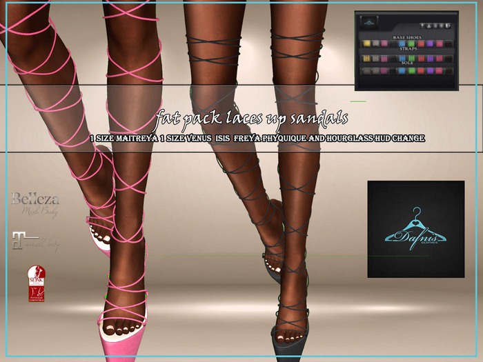 *dafnis LACE UP SANDALS