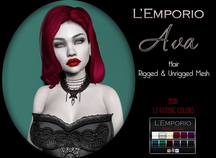 L'Emporio ::*Ava*:: Hair Gothic colors