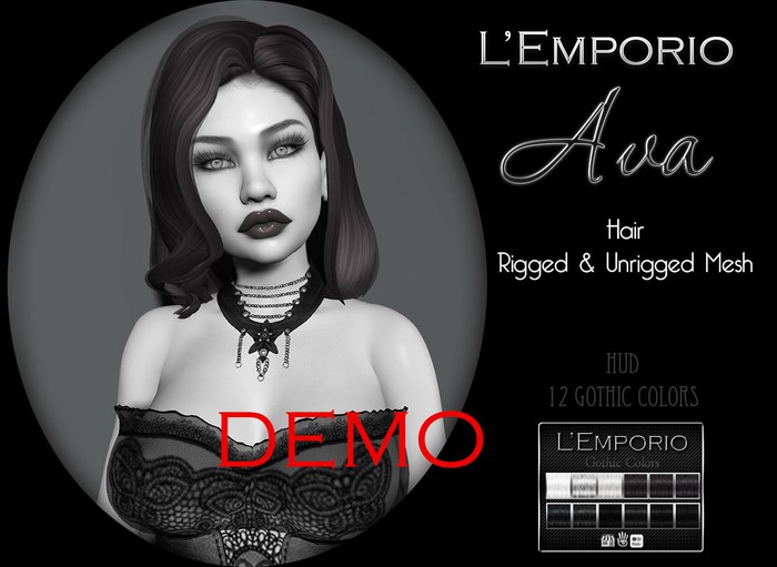 D*E*M*O* L'Emporio ::*Ava*:: Hair Gothic Colors  TRIAL