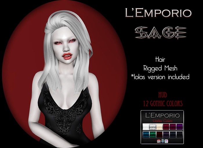 L'Emporio ::*Sage*:: Hair Gothic colors