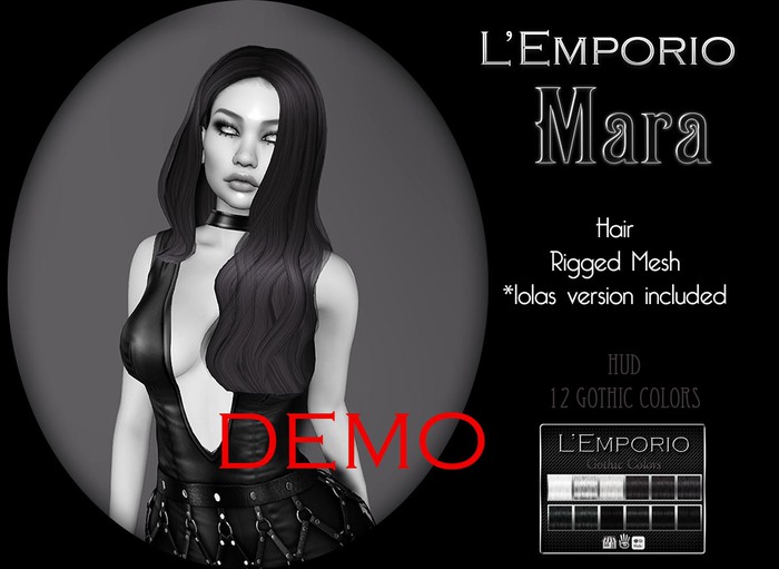 D*E*M*O* L'Emporio ::*Mara*:: Hair Gothic Colors  TRIAL