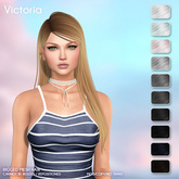 /Wasabi Pills/ Victoria Mesh Hair - B&W