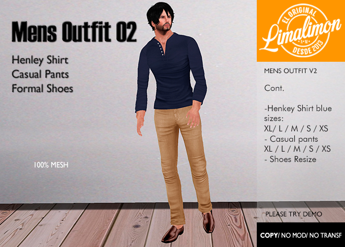 [LimaLimon] Mens Outfit 02