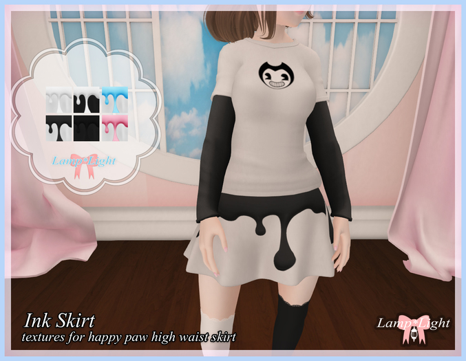 Lamp*Light - Ink Skirt