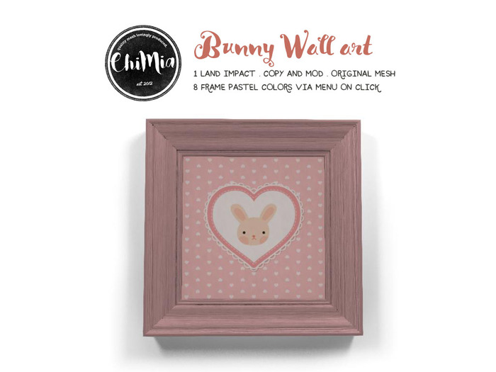 ChiMia:: Bunny Wall Art