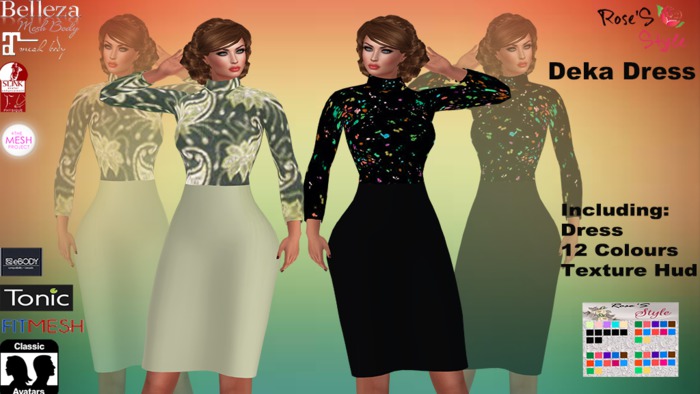 ROSE'S STYLE Deka Dress