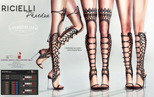 R.icielli - PHAEDRA  Sandals and Over The Knee Heels