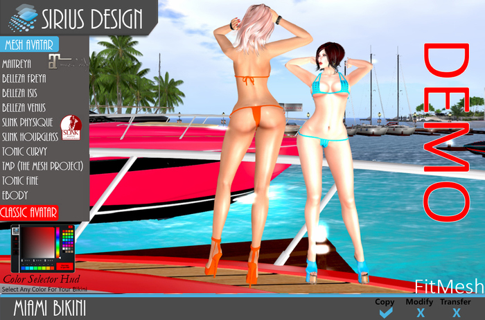 Sirius Design Monaco Bikini Boxed ==DEMO==