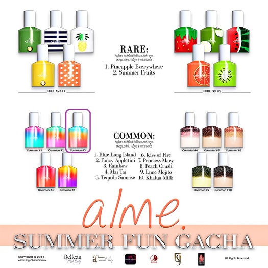 alme.   Summer Fun Gacha - COMMON 3 [Rez please!]