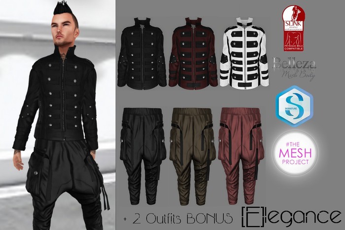 [E]legance Baggy & Leather Jacket FATPACK