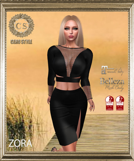 CERO STYLE Zora Outfit Black
