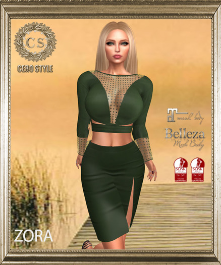CERO STYLE Zora Outfit Green