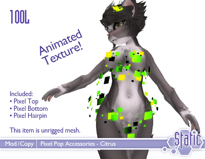 ::Static:: Pixel Pop! Accessories - Citrus