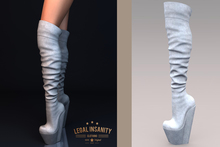 Legal Insanity Kitty azure boots
