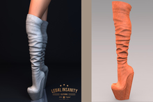 Legal Insanity Kitty orange boots