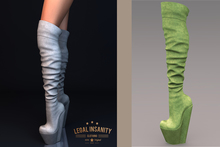 Legal Insanity Kitty green boots