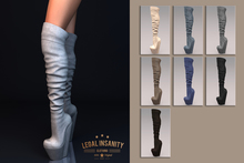 Legal Insanity Kitty boots DARK COL. FATPACK