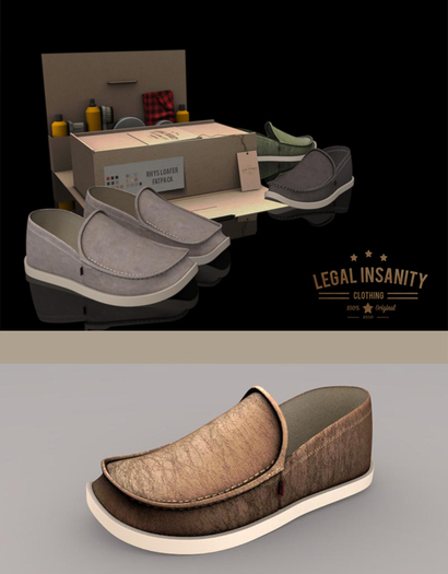 Legal Insanity Rhys loafer stressed - bronze