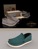 Legal Insanity Rhys loafer leather - aqua