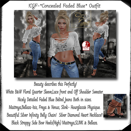!CGF-*Concealed Faded Blue* Outfit