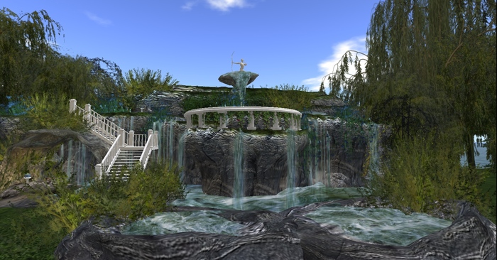 Enchanted Garden Waterfall 