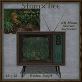 Portland Retro TV Terrarium A10