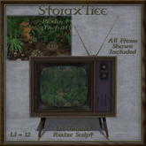 Portland Retro TV Terrarium A12