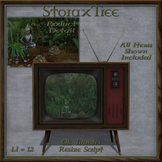 Portland Retro TV Terrarium B5