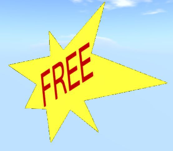 Rotating FREE SIGN
