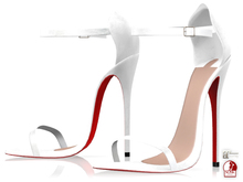 Garbaggio // Charlotte Sandals - White