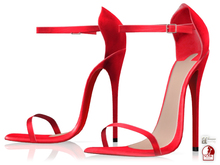 Garbaggio // Charlotte Sandals - Red