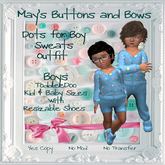 MBB * Dots for Boy Sweats Outfit (K&B)
