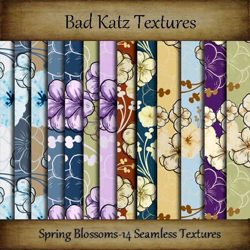 Bad Katz Spring Blossoms Textures