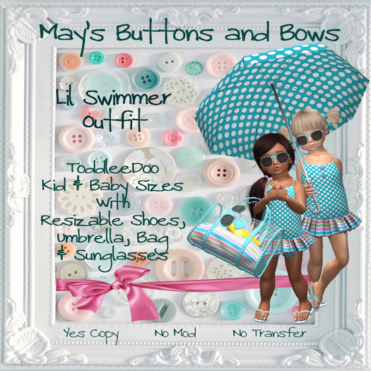 MBB * Lil Swimmer Outfit (K&B)