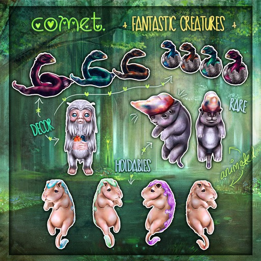 comet. // + baby erumpent + RARE