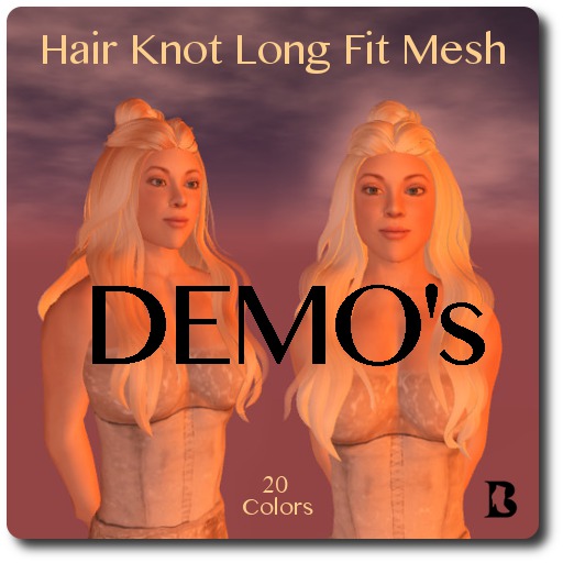 Blackburns Hair Knot Long 20 Colors DEMO