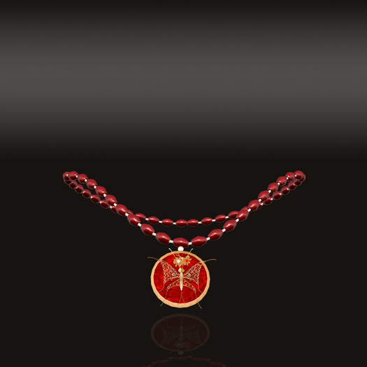 GBTM Darwin Butterfly Necklace Gold