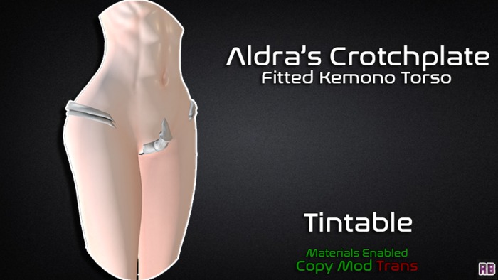 Aldra's Crotchplate (Fitted Kemono Torso) (Box)