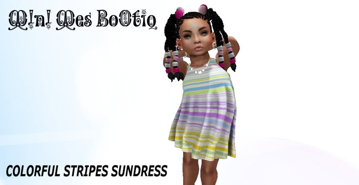 MMB - Colorful Stripes Sundress
