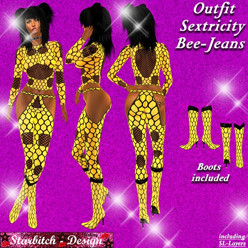 Sextricity Outfit Bee-Jeans with Boots (including Omega-Applier)