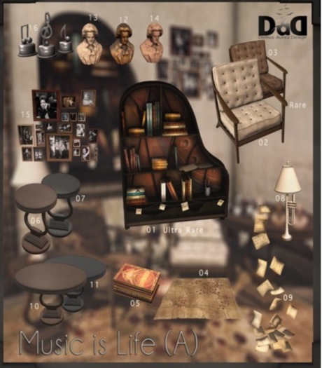 DaD DESIGN "04 Corrugated Brown Rug" m/t box