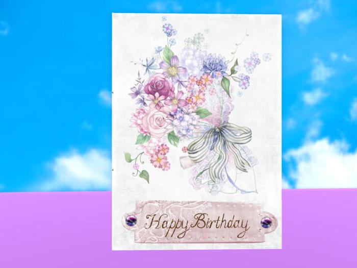 MagDilly, Soft Pastels Birthday Card