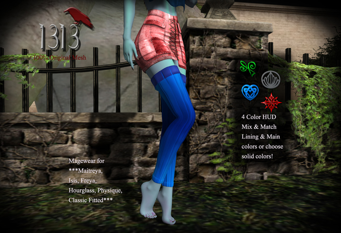 (*<*) 1313 Ribbed Leggings - DEMOs