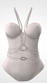 Kaithleen's Harnessed Body - White