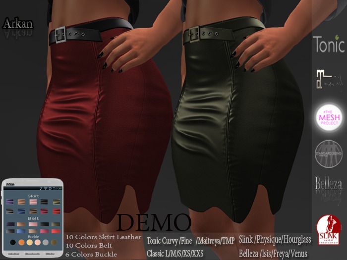 .::Arkan::. Skirt Safira + fitmesh {DEMO}
