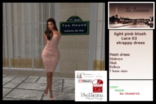 light pink Blush Lace 02 strappy dress