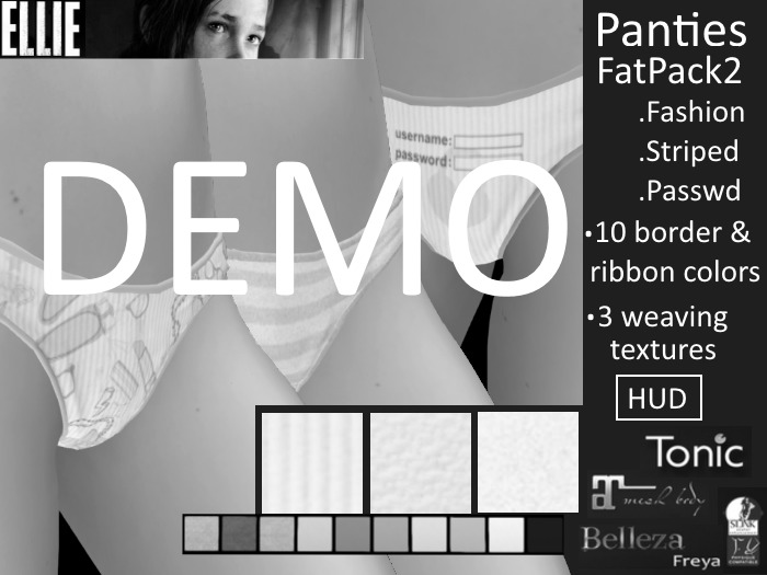 ELLIE Panties -Fatpack-2 DEMO