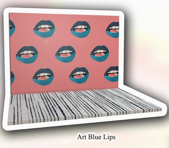 RAMA - #selfie_RAMA Art Blue Lips RARE