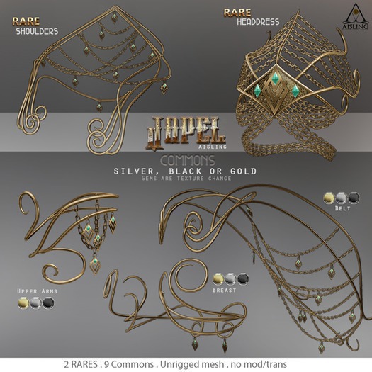 .aisling. Japel - Belt - {SILVER}