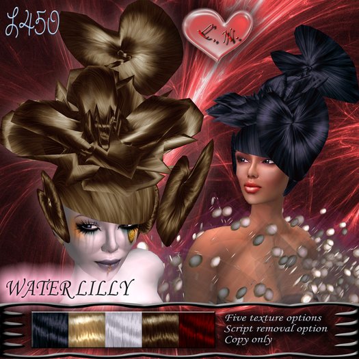 !!! L+N Signature !!!  Water Lilly Hair A.I.W. Collection